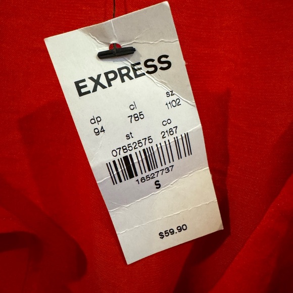 Red Ruffle Dress - Picture 2 of 2